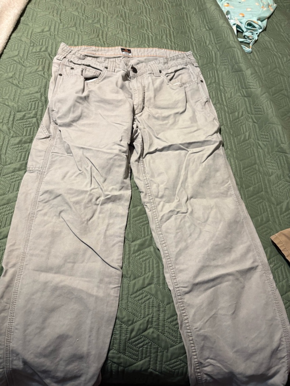 Men's Gray Casual Pants - Lightweight Everyday Trousers
